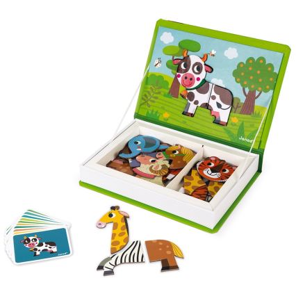 Janod - Magnetische interactieve set MAGNETIBOOK dieren