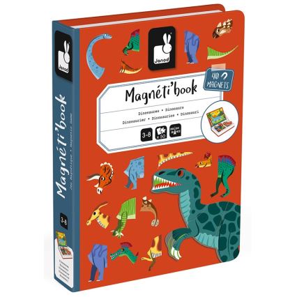 Janod - Magnetische interactieve set MAGNETIBOOK dinosaurussen