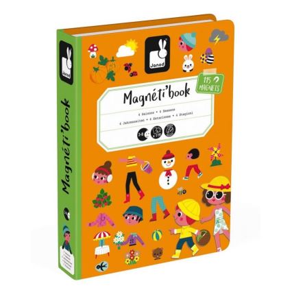 Janod - Magnetische interactieve set MAGNETIBOOK seizoenen van het jaar