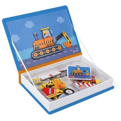 Janod - Magnetische interactieve set MAGNETIBOOK transportmiddelen