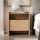 JAPANDI nachtkastje 60x53 cm Cremona eik