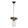 JASMIN Hanglamp 1xE27/40W/230V bruin/wit