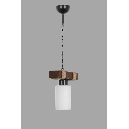 JASMIN Hanglamp 1xE27/40W/230V bruin/wit