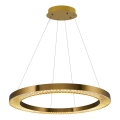 JESI LED Hanglamp 90W/230V 3000K 100 cm in brons