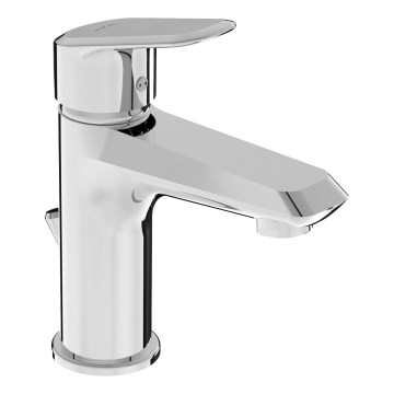 JIKA H3112E10041171 - Kraan voor wastafel + afval zonder overloop TALAS 17,4 cm glanzend chroom