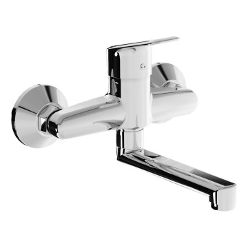 JIKA H3112E70042201 - Wastafelmengkraan TALAS 15x20,1 cm glanzend chroom