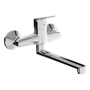 JIKA H3112E70042301 - Wastafelmengkraan TALAS 15x26,1 cm glanzend chroom