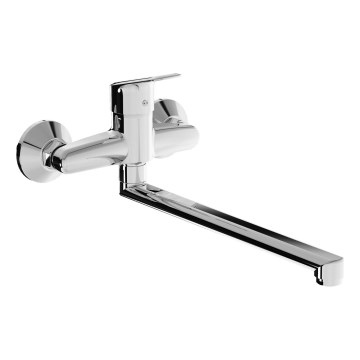 JIKA H3112E70042401 - Wastafelmengkraan TALAS 15x35,1 cm glanzend chroom