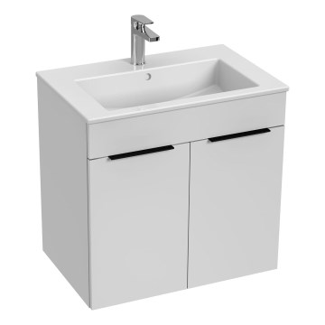 JIKA H4536011763001 - Badkamerkast met een kom CUBE 60,7x65 cm wit