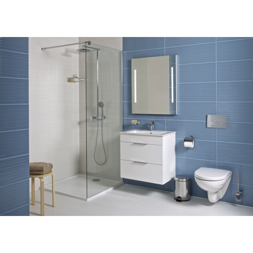 JIKA H4536021763001 - Badkamerkast met een kom CUBE 60,7x65 cm wit