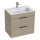 JIKA H4536021765141 - Badkamerkast met een kom CUBE 60,7x65 cm essehout