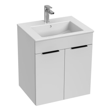 JIKA H4536111763001 - Badkamerkast met een kom CUBE 60,7x55 cm wit