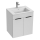 JIKA H4536111763001 - Badkamerkast met een kom CUBE 60,7x55 cm wit