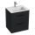 JIKA H4536121763521 - Badkamerkast met een kom CUBE 60,7x55 cm zwart