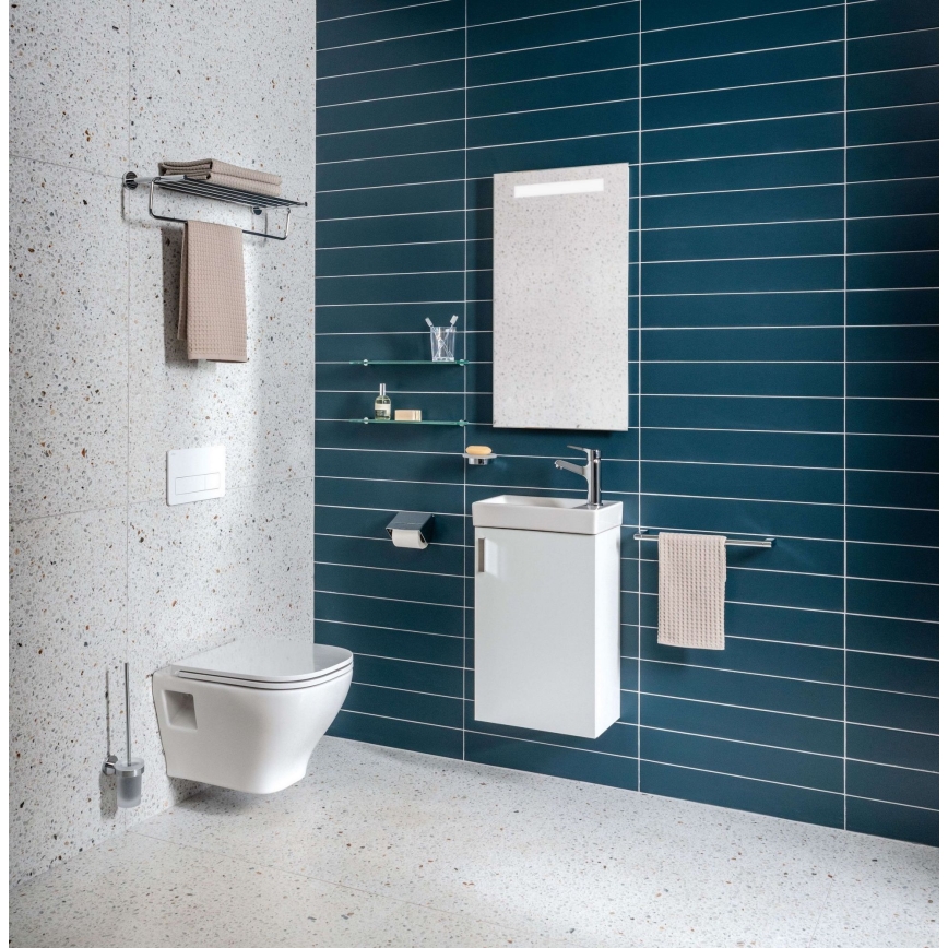 JIKA H45J5111753001 - Badkamerkast met een kom PETIT 58,5x38,6 cm wit