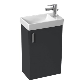 JIKA H45J5111753011 - Badkamerkast met een kom PETIT 58,5x38,6 cm grijs