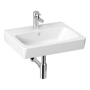 JIKA H8103810001041 - Hangend wastafel LYRA 55x45 cm keramiek/wit