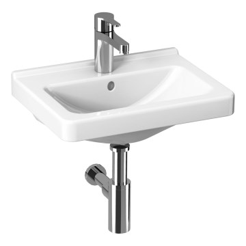 JIKA H8114220001041 - Hangend wastafel CUBITO 45x34 cm keramiek/wit