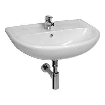 JIKA H8143810001041 - Hangend wastafel LYRA 50x40,1 cm keramiek/wit