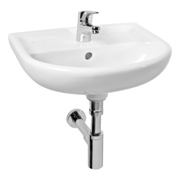 JIKA H8153820001041 - Hangend wastafel LYRA 45x37 cm keramiek/wit
