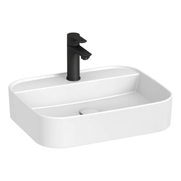 JIKA H8183620001111 - Opbouwwastafel ASTRA 50x40 cm keramiek/wit