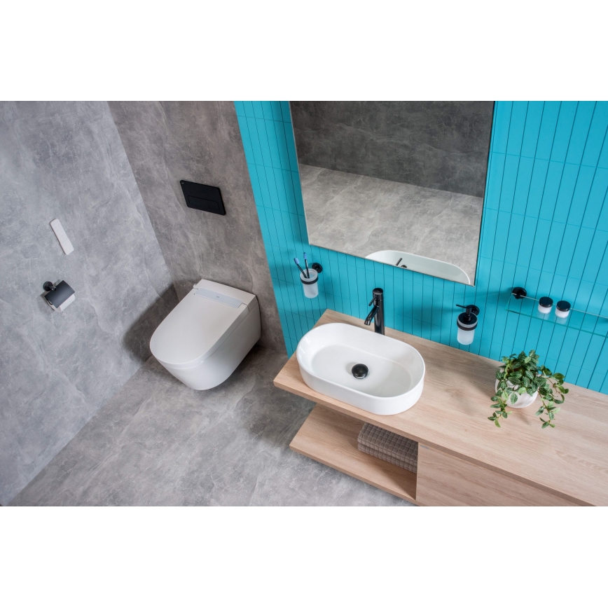JIKA H8183660001121 - Aanrecht wastafel ASTRA 53x31 cm keramiek/wit
