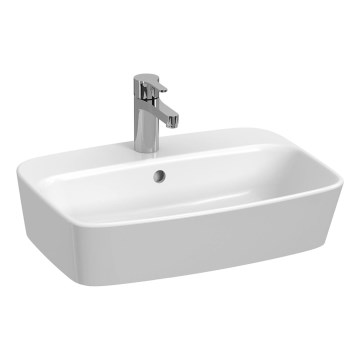 JIKA H8183820001041 - Opbouwwastafel LYRA 55x40 cm keramiek/wit