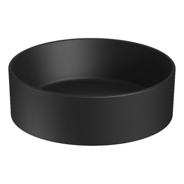 JIKA H8184207161121 - Opbouwwastafel CUBITO Ø 40 cm keramiek/mat zwart