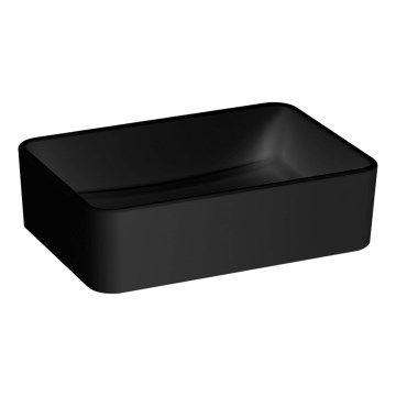JIKA H8184237161121 - Opbouwwastafel CUBITO 50x35 cm keramiek/mat zwart