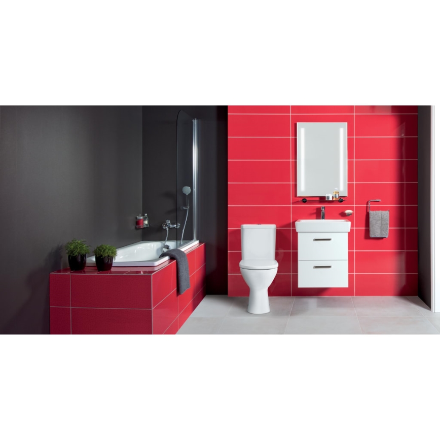 JIKA H8273860002801 - Toilet met gesloten voorziening LYRA keramiek/wit