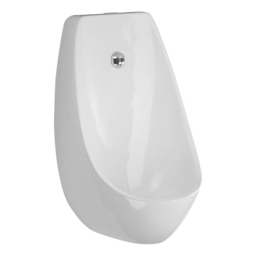 JIKA H8411010000001 - Urinoir DOMINO met achteraansluiting en achterafvoer, keramiek/wit