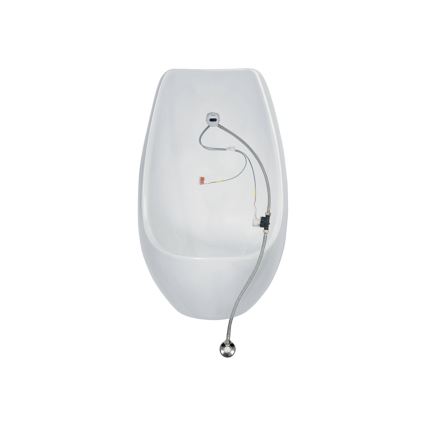 JIKA H8411010004871 - Urinoir met sensor DOMINO 24V achterste inlaat, achterste afvoer keramiek/wit