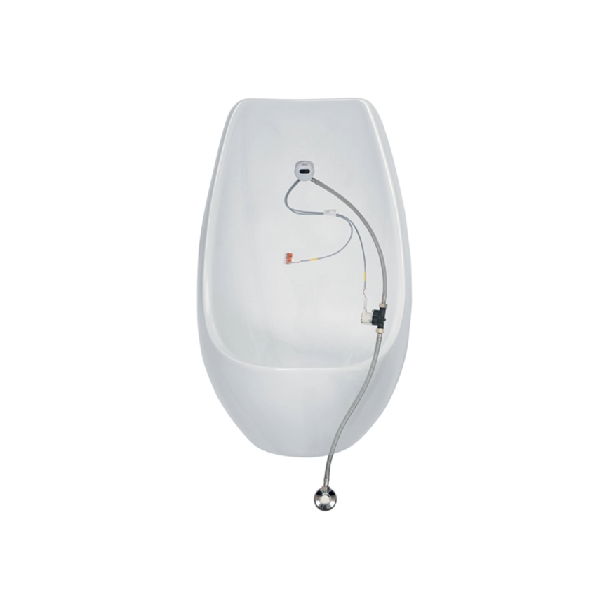 JIKA H8411010004871 - Urinoir met sensor DOMINO 24V achterste inlaat, achterste afvoer keramiek/wit