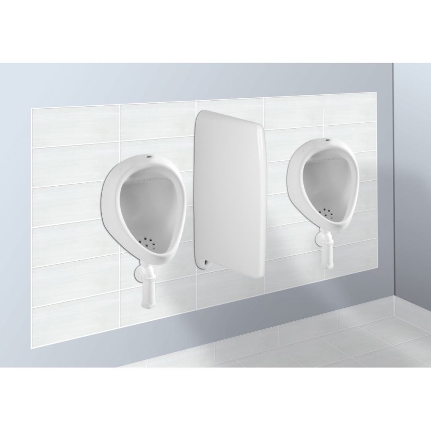 JIKA H8441000004401 - Urinoir KORINT externe inlaat, bodemafval keramiek/wit