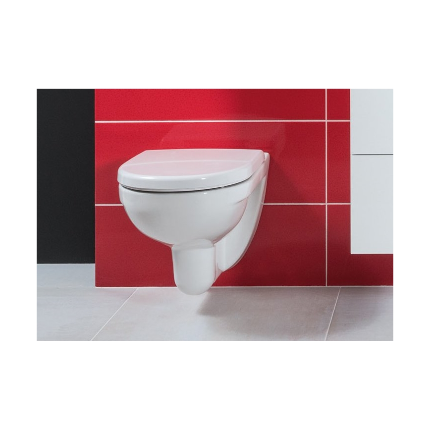 JIKA H8663810000001- Hangend toilet LYRA keramiek/wit + toiletzitting LYRA duroplast/wit