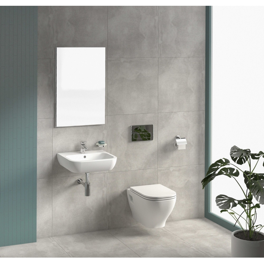 JIKA H8666160000001 - Wandcloset DEEP keramiek/wit + SoftClose WC-bril DEEP duroplast/wit