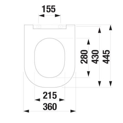 JIKA H8917160000631 - Wc-bril SoftClose MIO duroplast/wit