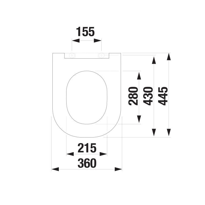 JIKA H8917160000631 - Wc-bril SoftClose MIO duroplast/wit