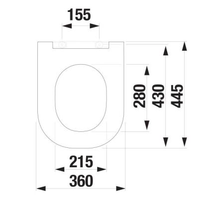 JIKA H8917167570631 - Wc-bril SoftClose MIO duroplast/wit
