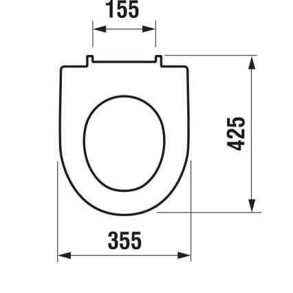 JIKA H8933853000001 - WC-bril SoftClose LYRA duroplast/wit