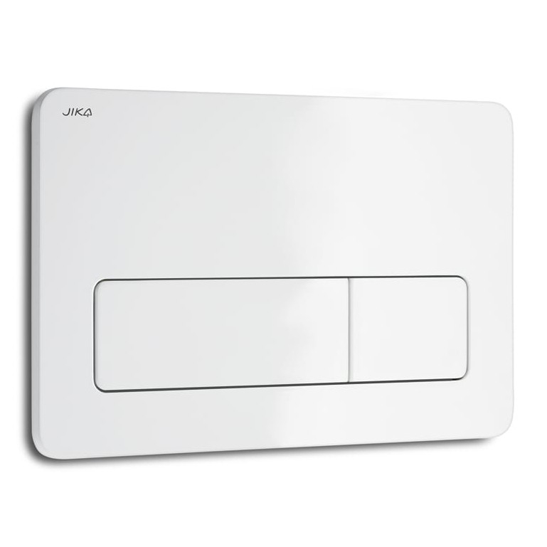 JIKA H8936620000001 - DUAL PRO spoelknop wit