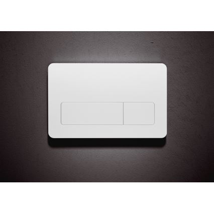 JIKA H8936620000001 - DUAL PRO spoelknop wit