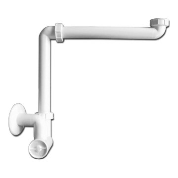 JIKA H8942460000001 - Bekkensifon CUBITO DN40 wit