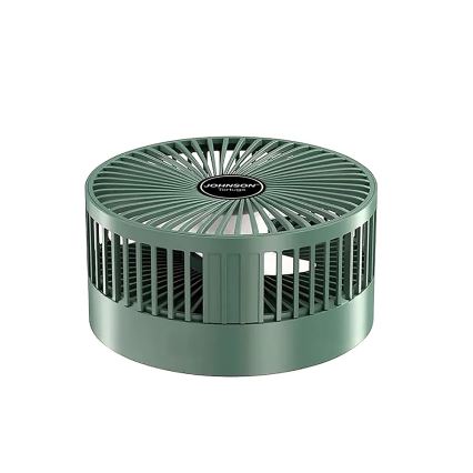 JOHNSON - Oplaadbare tafelventilator TORTUGA 5W/3,7V 1200 mAh Ø 16,5 cm groen