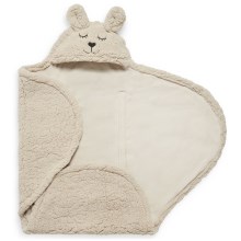 Jollein - Inbakerdeken fleece Bunny 100x105 cm Nougat