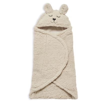 Jollein - Inbakerdeken fleece Bunny 100x105 cm Nougat