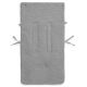 Jollein - Zak voor autostoeltje fleece BASIC KNIT 42x82 cm Stone Grey