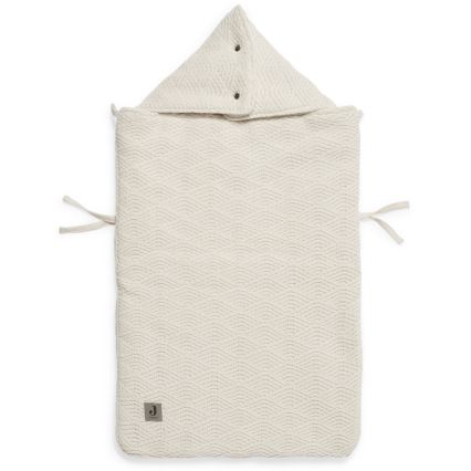 Jollein - Zak voor autostoeltje RIVER KNIT 42x82 cm Cream White