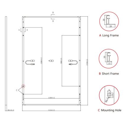 Fotovoltaïsch zonnepaneel Jolywood Ntype 415Wp IP68 bifaciaal - pallet van 36 stuks