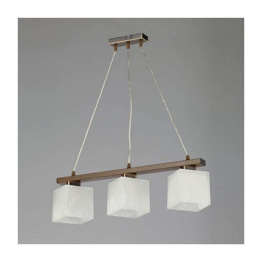 Jupiter 1092 - PO3 - Hanglamp met vaste pendel POLA 3xE27/60W/230V